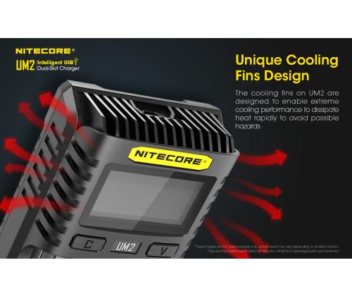 Akupatarei laadija NITECORE UM2