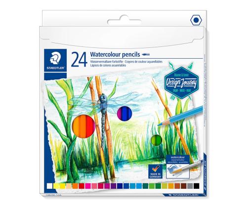 Akvarellpliiatsid STAEDTLER Noris® aquarell 24värvi pakis