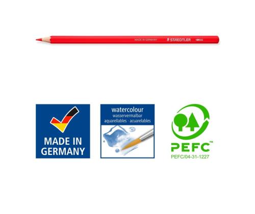 Akvarellpliiatsid STAEDTLER Noris® aquarell 24värvi pakis