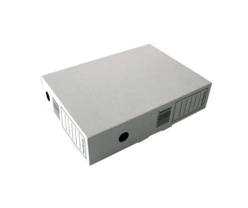 Arhiivikarp SMLT A4 8cm kokkuvolditav trükiga valge