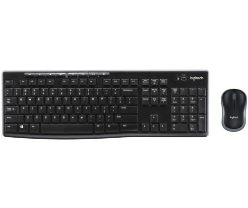 Arvuti klaviatuur Logitech MK270 + hiir USB EST