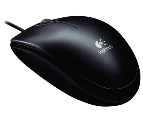 Arvutihiir juhtmega Logitech B100 must