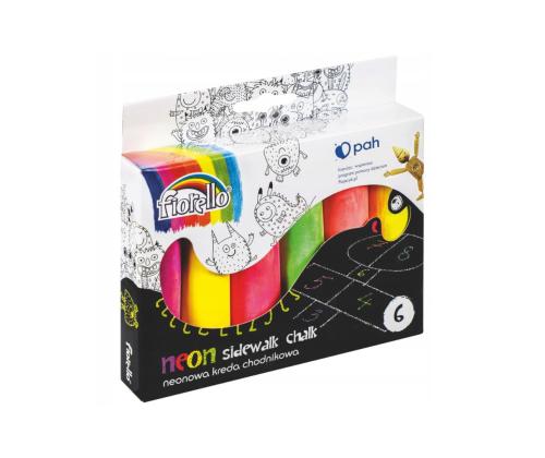 Asfaldikriidid FIORELLO Neon 6 värvi