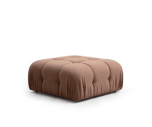 Bubble Pouffe - Brown Bouclette