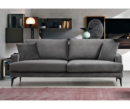 Papira 3 Seater - Grey
