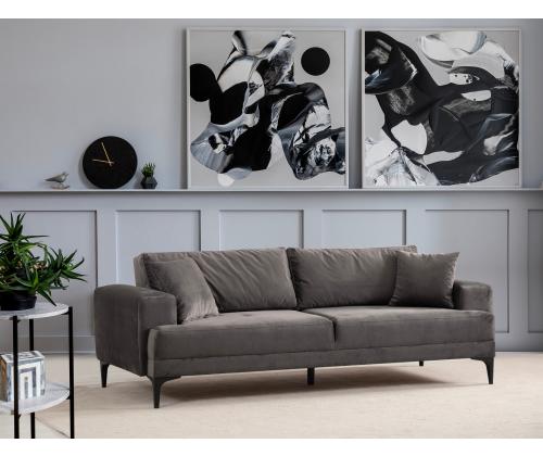 Astana 3 Seater - Anthracite