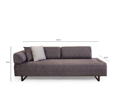 Infinity with Side Table - Anthracite