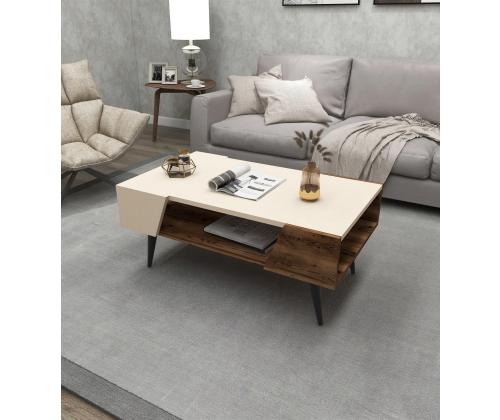 Aren - Beige, Light Walnut