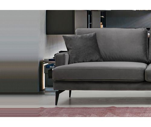 Papira 3 Seater - Grey