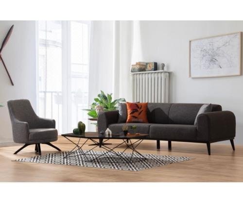 Kapri 3 Seater - Anthracite