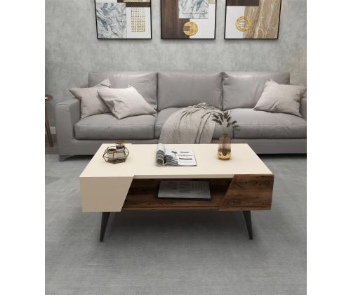 Aren - Beige, Light Walnut