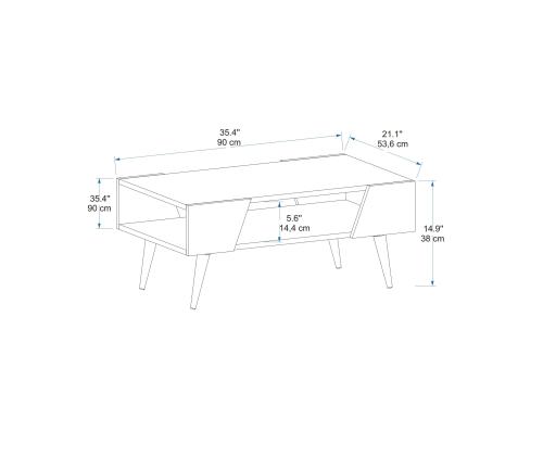 Aren - Beige, Light Walnut