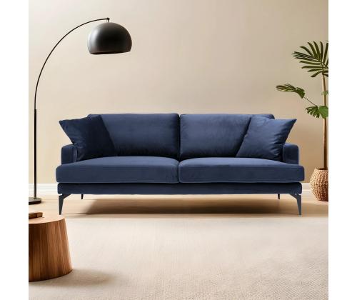 Papira 3 Seater - Navy Blue