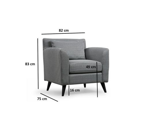 Nordic Armchair - Patterned