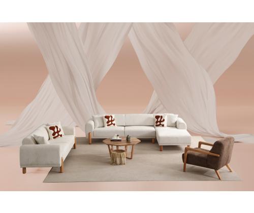 Lyke 3 Seater - Cream