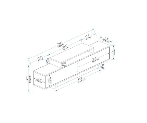 Grasyas - Light Walnut, Beige