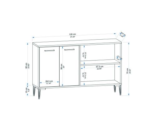 Frezya - Sapphire Oak, White