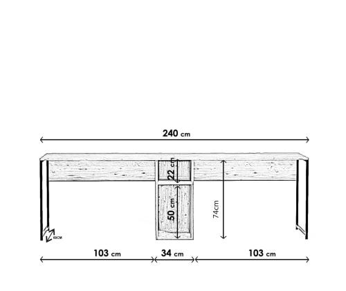Ikili Calisma Masasi L196