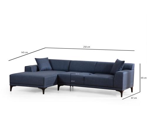 Petra L Corner - Blue