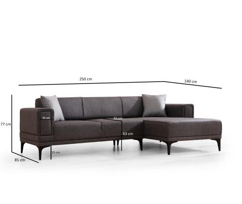 Horizon Right - Dark Grey