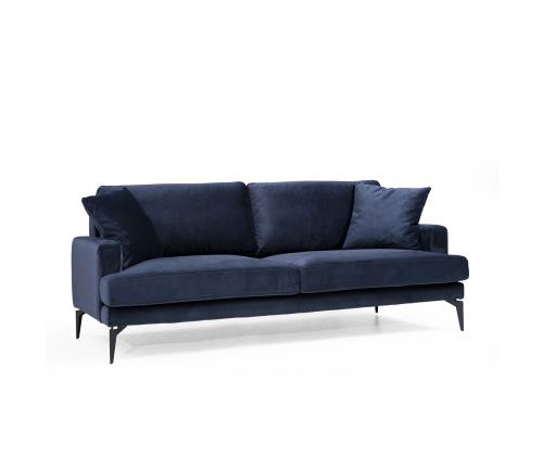 Papira 3 Seater - Navy Blue