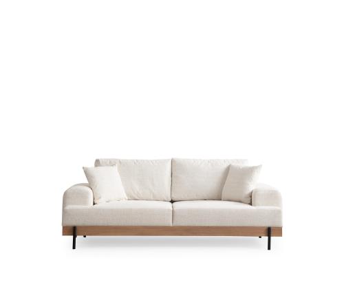 Eti Oak 3 Seater - White