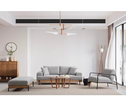 Eti Oak 3 Seater -Grey