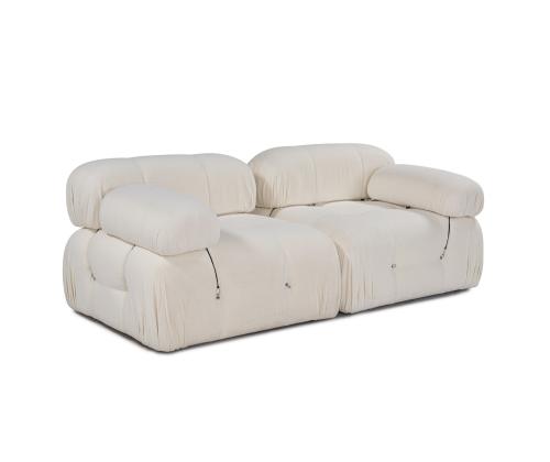 Bubble 2 Seater (L1-1R) - Cream