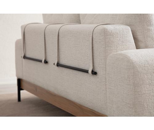 Eti Oak 3 Seater - White