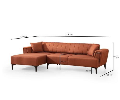 Hamlet Left - Tile Red