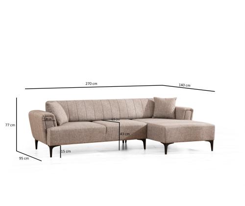 Hamlet Right - Light Brown