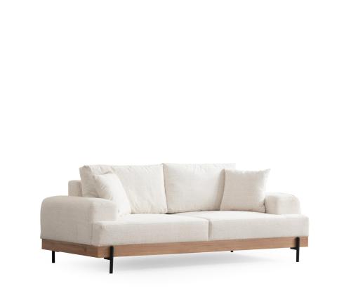 Eti Oak 3 Seater - White