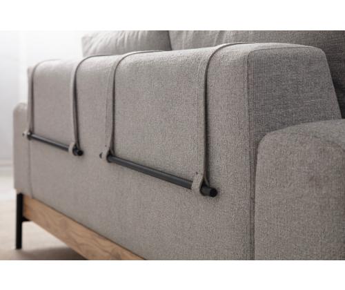Eti Oak 3 Seater -Grey