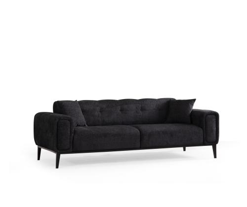 Athena 3 Seater - Black