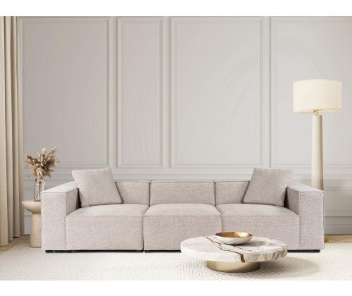 Lora 3 Seater - Mocha