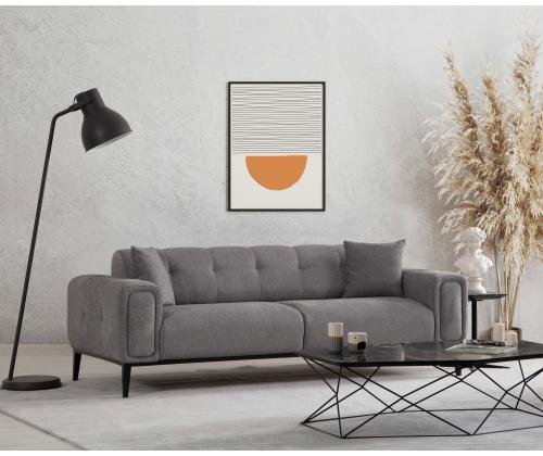 Athena 3 Seater - Light Grey