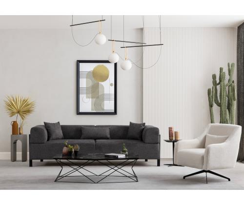 Gio 3 Seater - Anthracite