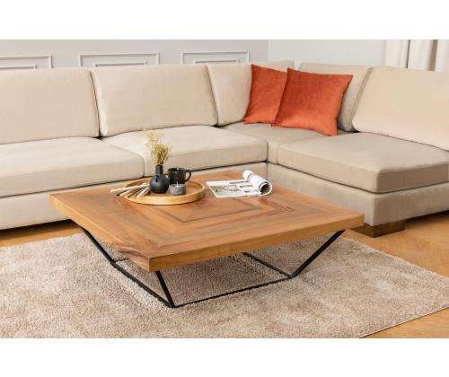 Tulip Corner Right Without Pouf - Beige