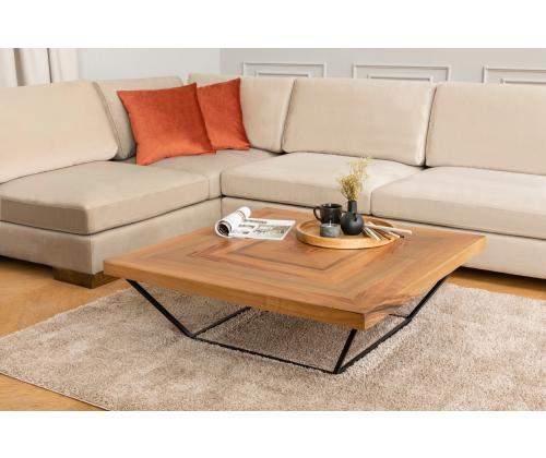 Tulip Corner Left Without Pouf - Beige