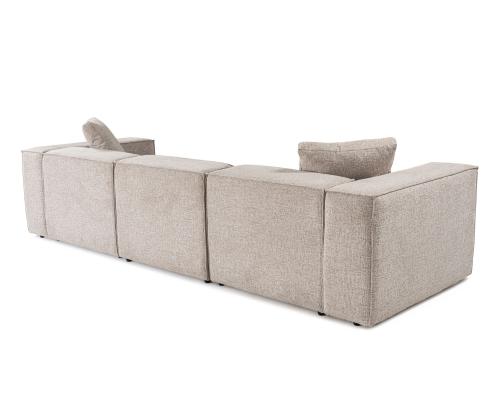 Lora 3 Seater - Mocha