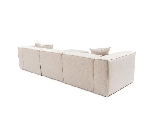 Lora 3 Seater - Light Brown