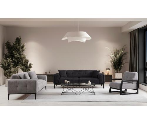 Athena 3 Seater - Light Grey
