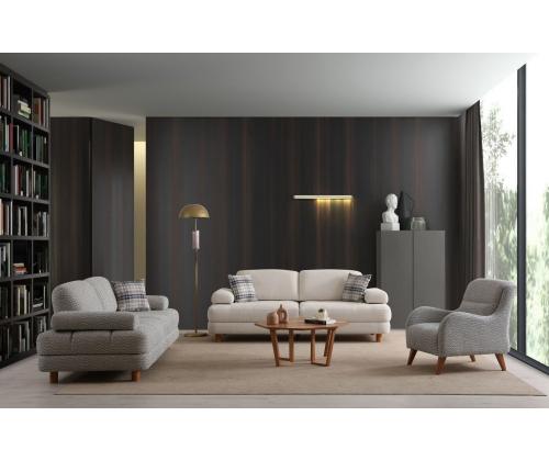 Nice 3 Seater - Cream