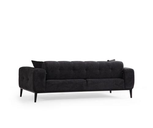 Athena 3 Seater - Black