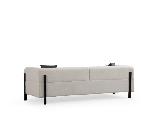 Gio 3 Seater - White