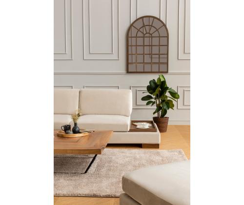 Tulip Corner Left Without Pouf - Beige