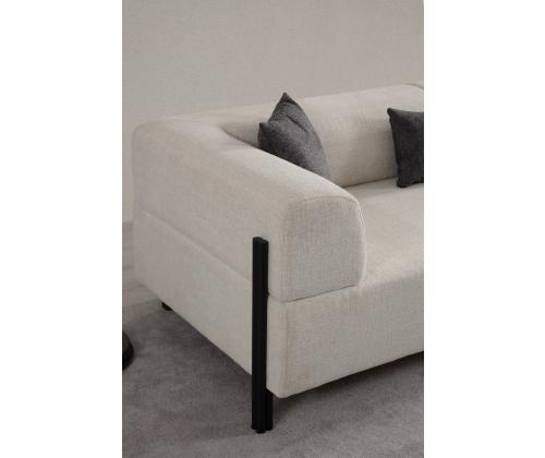 Gio 3 Seater - White