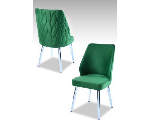 Pufi - Green, Chrome