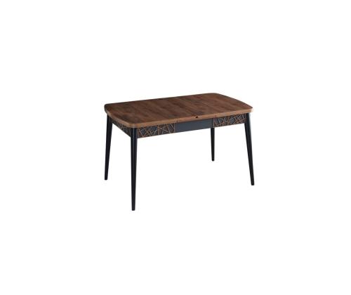 Amalfi Motif - Walnut, Black