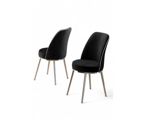 Pefa - Black, Chrome